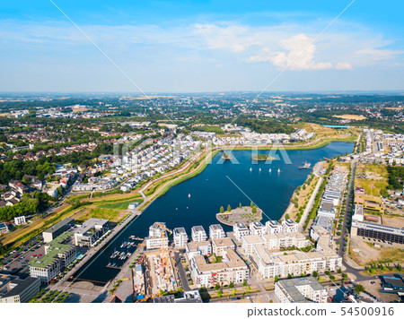 Phoenix See lake in Dortmund Phoenix See lake in Dortmund 54500916