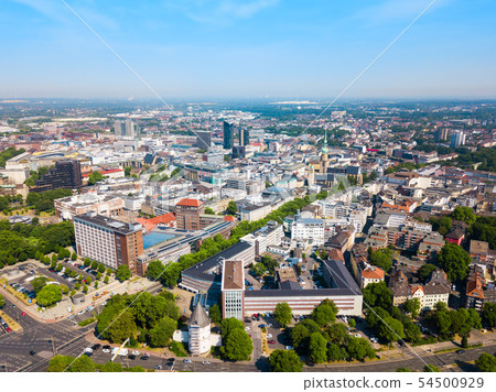 Dortmund city centre aerial view 54500929