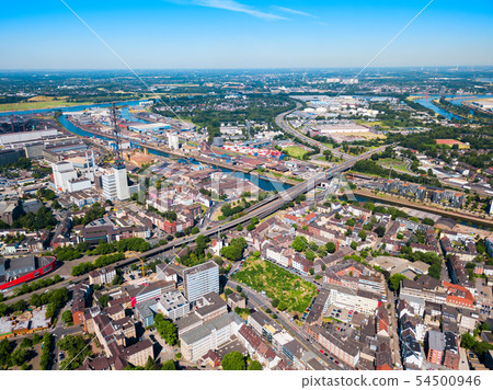 Duisburg city skyline in Germany Duisburg city skyline in Germany 54500946