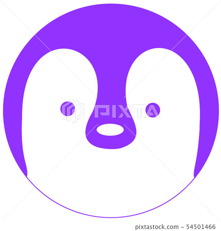 Emperor penguin chicks (simple purple) Emperor penguin chicks (simple purple) 54501466