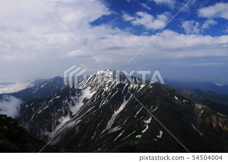 Southern Alps Shiramine Miyama Tent Longitudinal View Landscape from the summit of Mt. Kitatake Southern Alps Shiramine Miyama Tent Longitudinal View Landscape from the summit of Mt. Kitatake 54504004