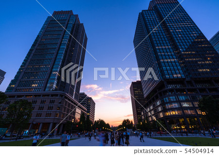 《東京》丸之內城市景觀/夜景 《東京》丸之內城市景觀/夜景 54504914