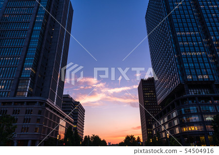 《Tokyo》Marunouchi cityscape/night view 《Tokyo》Marunouchi cityscape/night view 54504916