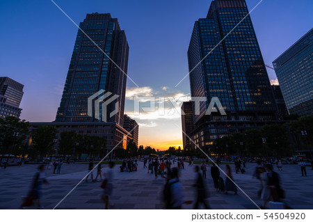 《Tokyo》Marunouchi cityscape/night view 《Tokyo》Marunouchi cityscape/night view 54504920