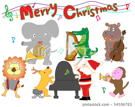Christmas concert of animals. Christmas concert of animals. 54506783