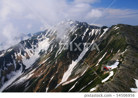 Southern Alps Shiramine Miyama Tent Longitudinal View From the summit of Mt. Kitadake Southern Alps Shiramine Miyama Tent Longitudinal View From the summit of Mt. Kitadake 54506956