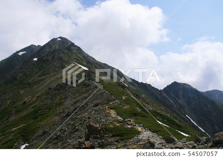 Southern Alps Hakuhosansan Tent Longitudinal Look at Hokudake from Hokudake Sanso Southern Alps Hakuhosansan Tent Longitudinal Look at Hokudake from Hokudake Sanso 54507057