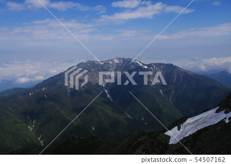 Southern Alps Shiramine Miyama Tent Longitudinal View Senjogatake from Mt. 54507162