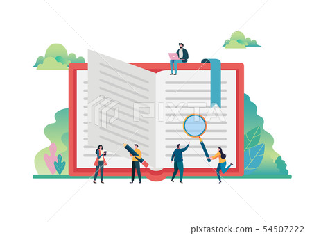 Open books imagination concept. World Book Day Open books imagination concept. World Book Day 54507222