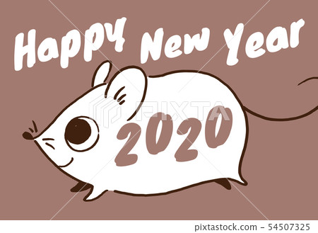 新年賀卡2020 54507325