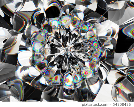 diamond Abstract structure extreme closeup and 54508456