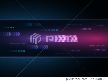 neon arrow speed background 54508835