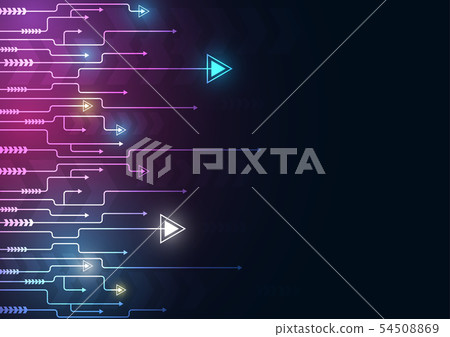 neon arrow speed background neon arrow speed background 54508869