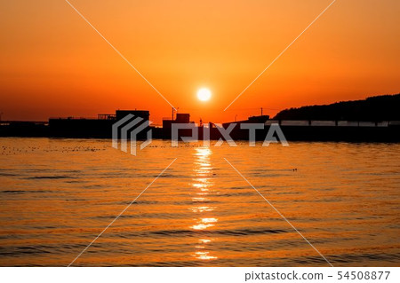 Early morning scenery from around Saroma lake area Early morning scenery from around Saroma lake area 54508877