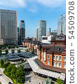 Tokyo Station with blue sky 54509708