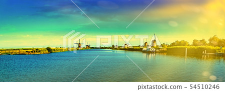 Traditional windmills at Holland 54510246