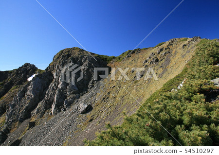 南阿爾卑斯山,Shiramine Sanzan帳篷橫穿,通往Mt. Noritake 南阿爾卑斯山,Shiramine Sanzan帳篷橫穿,通往Mt. Noritake 54510297