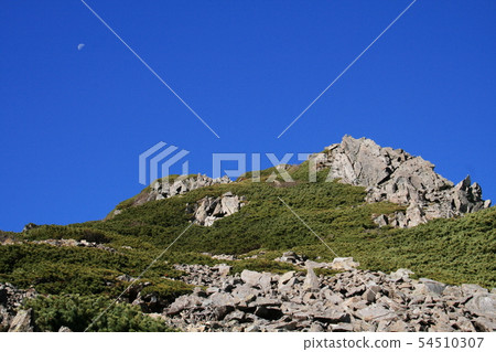 南阿爾卑斯山脈Shiramine Miyama帳篷縱向道路至山頂 54510307