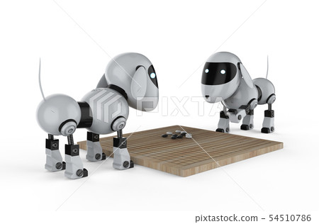 Dog robot play go 54510786