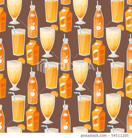 Oranges and orange products vector illustration natural citrus fruit vector juicy tropical dessert Oranges and orange products vector illustration natural citrus fruit vector juicy tropical dessert 54511205