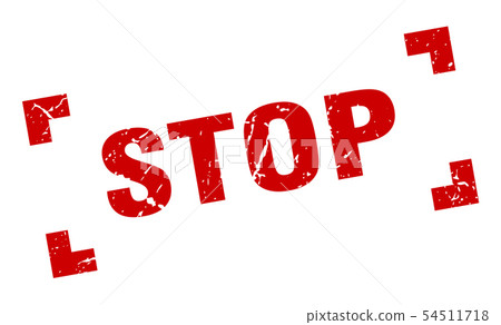stop stamp. stop square grunge sign. stop 54511718