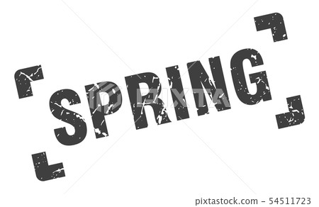 spring stamp. spring square grunge sign. spring spring stamp. spring square grunge sign. spring 54511723