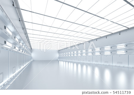 Empty factory interior Empty factory interior 54511739