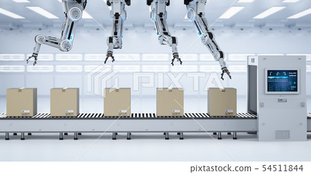 Automation factory concept 54511844