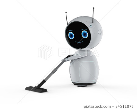 Robot with vacuum cleaner 54511875