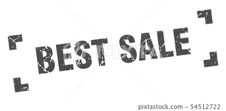 best sale stamp. best sale square grunge sign. 54512722