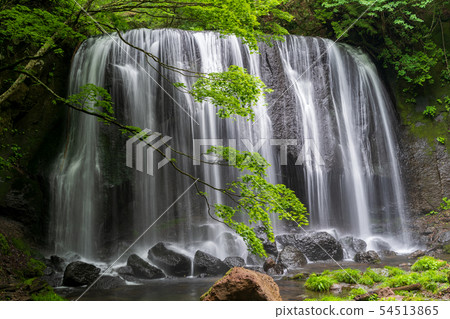 Fresh green Tatsusawa Fudo Waterfall Fukushima Inawashiro Fresh green Tatsusawa Fudo Waterfall Fukushima Inawashiro 54513865