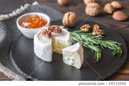 Cambozola cheese close-up 54515056