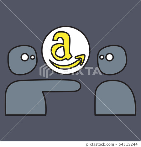 Amazon, online, shop, smile, store icon. Concept online shopping Amazon, online, shop, smile, store icon. Concept online shopping 54515244