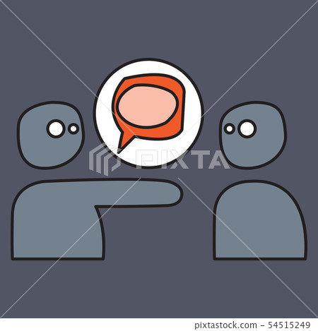 Bubble of communication for technology and social media Bubble of communication for technology and social media 54515249