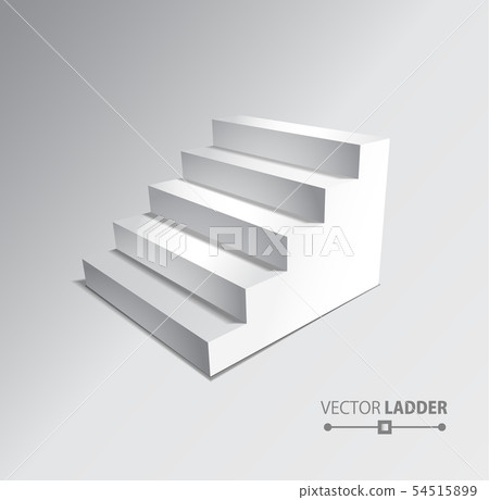 Stairs isolated on grey background. Steps. 54515899