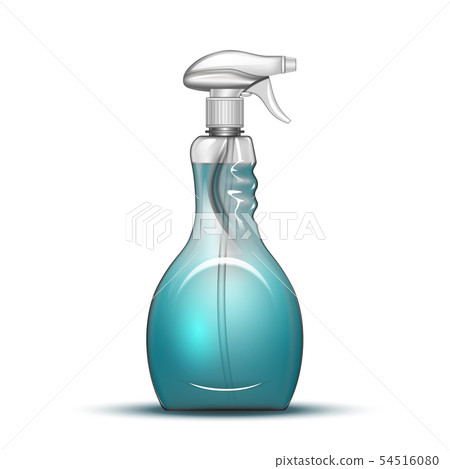Full Plastic Spray Bottle Cleaning Liquid Vector 54516080