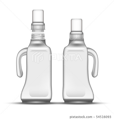 Blank Bleach Plastic Bottle With Handle Vector Blank Bleach Plastic Bottle With Handle Vector 54516093