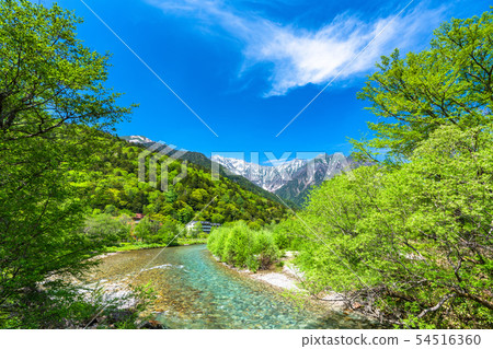 《Nagano Prefecture》Fresh green Kamikochi, Takezawa and Azusa River 《Nagano Prefecture》Fresh green Kamikochi, Takezawa and Azusa River 54516360
