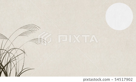 Background-Japanese-Japanese style-Japanese pattern-Japanese paper-Japanese sushi-Moon-Autumn 54517902
