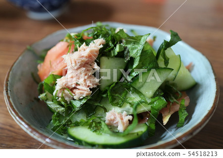 Blue and its tuna salad 54518213