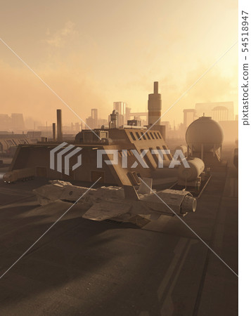 Spaceship Refuelling in a Future City 54518947