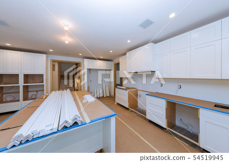 Installing new in modern kitchen of installation 54519945