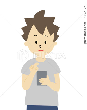 做智能手機操作的人 做智能手機操作的人 54521249