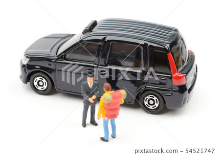 Taxi and person 54521747