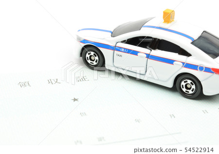 Taxi and receipt Taxi and receipt 54522914