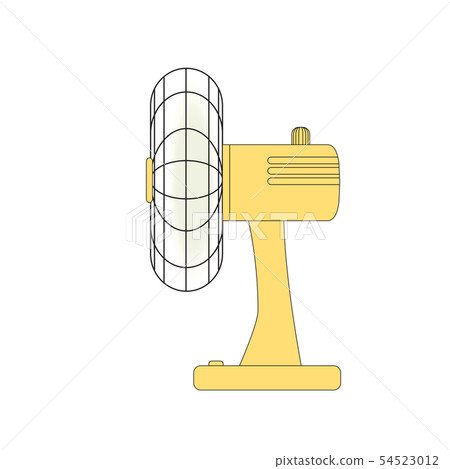 Vintage electric fan wind - air cooling in hot Vintage electric fan wind - air cooling in hot 54523012