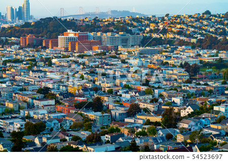 View of San Francisco at twilight View of San Francisco at twilight 54523697