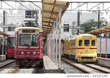 荒川線6086荒川車庫 荒川線6086荒川車庫 54525349