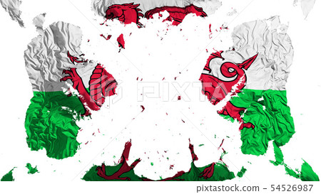 Scattered Wales flag Scattered Wales flag 54526987