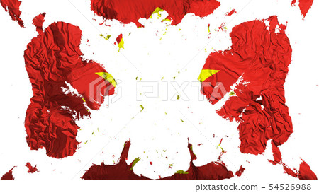 Scattered Vietnam flag Scattered Vietnam flag 54526988